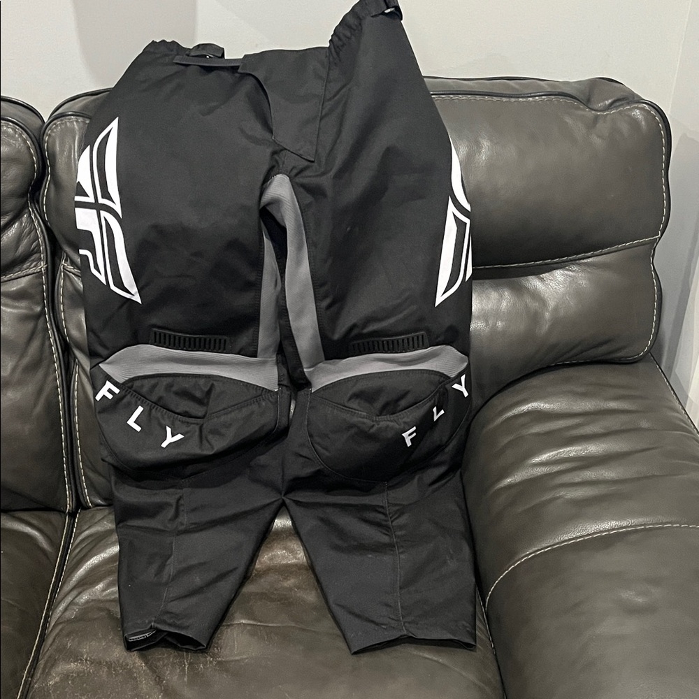 Fly Racing Black and Gray Pants